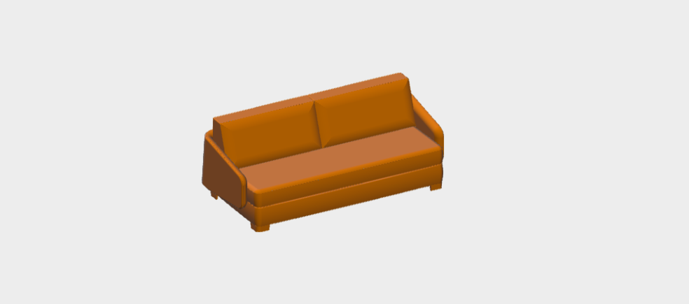 Download BIM ifc model Vivien 212 Milano Bedding
