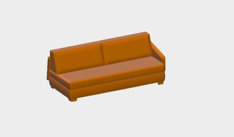 Download BIM ifc model Vivien 225 Milanobedding