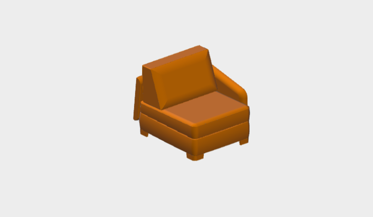 Download sketchup model Vivien 86 Dx MilanoBedding 