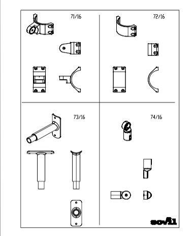 Download dwg CAD  model Nido Accessori 2D Sovil