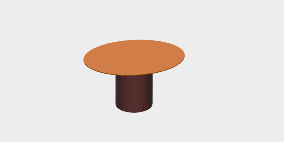 Download BIM ifc model Gianna Oval Table 140X100 H75