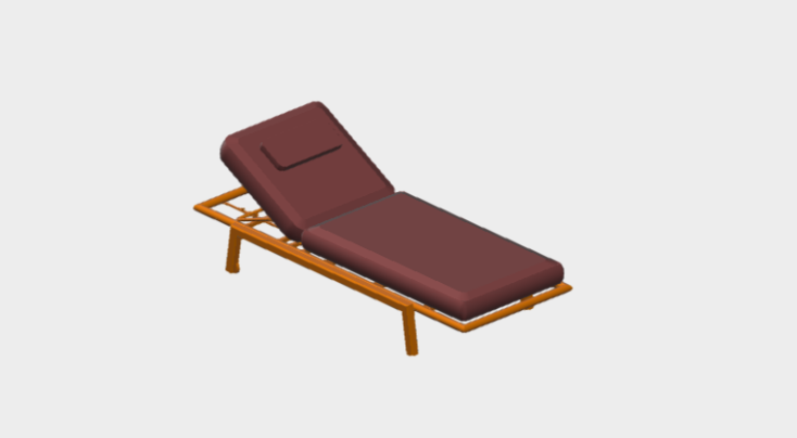 Download BIM ifc model Gianna Sunbeds Varaschin