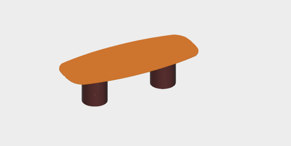 Download sketchup model Gianna Table Ret 280X120 H75 Varaschin