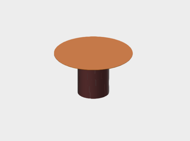 Download sketchup model Gianna Table D130 H75