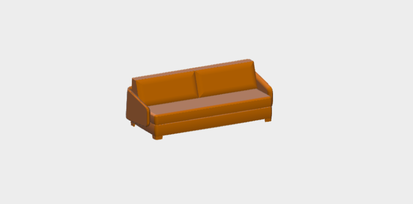 Download dwg CAD model Vivien 232 Milano Bedding
