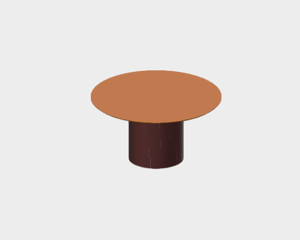 Download dwg CAD model Gianna Table D140 h75 Varaschin
