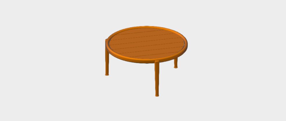 Download BIM ifc model Small Table ER8TR 4 Erica