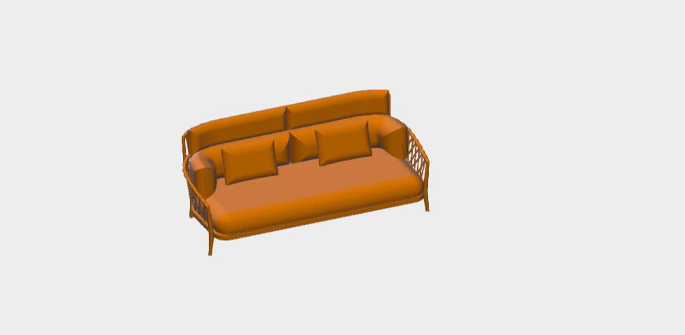 Download BIM ifc model Sofa 9ER216A Erica