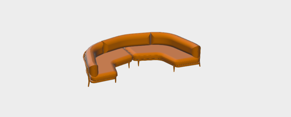 Download sketchup model Sofa ER362C Erica
