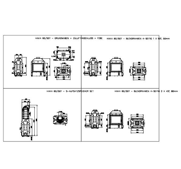 Download dwg CAD model 2D Haka 6050ST Gover