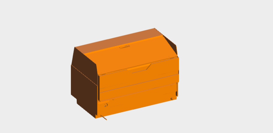 Download sketchup model Orama Ice Cream VBD 1650 Panel