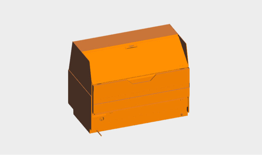 Download dwg CAD model Orama Pastry VAD 1650 Panel