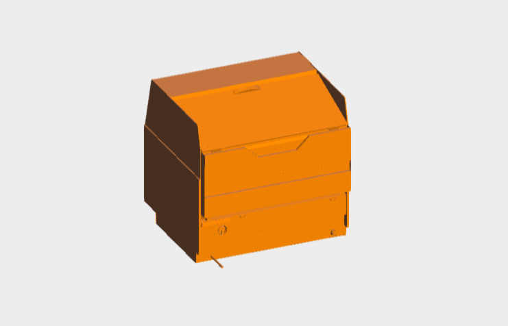 Download dwg CAD model Orama Pastry VBD 1150 Panel