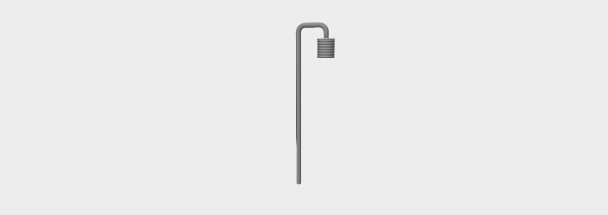 Download 3ds model Rippling M120 bollard Platek
