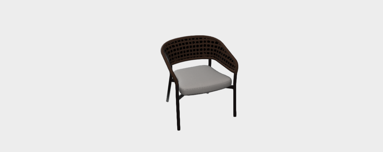 Download sketchup model Lounge Armchair 24624