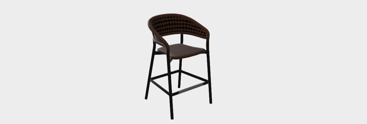 Download sketchup model stool 24650 Varaschin 