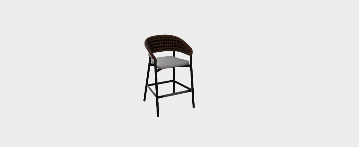 Download sketchup model Stool 24652 Varaschin Plinto