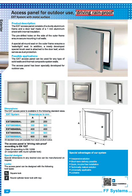 Download technical Data Sheet Ext EN FF Systems