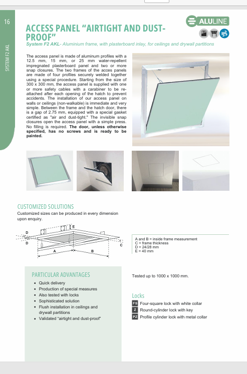 Download technical Data Sheet F2 AKL FF Systems