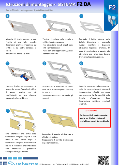 Download pdf F2 DA Manuale di montaggio FF Systems