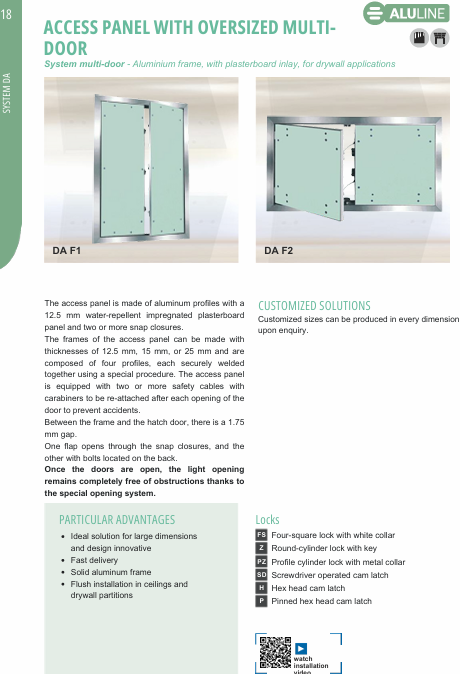 Download F2 DA Technical Data Sheet EN FF Systems