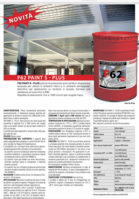 Download technical Data Sheet F62 Paint S-Plus