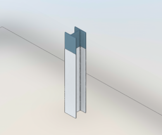 Download revit model F62 Paint S-Plus Steel pillars and beams