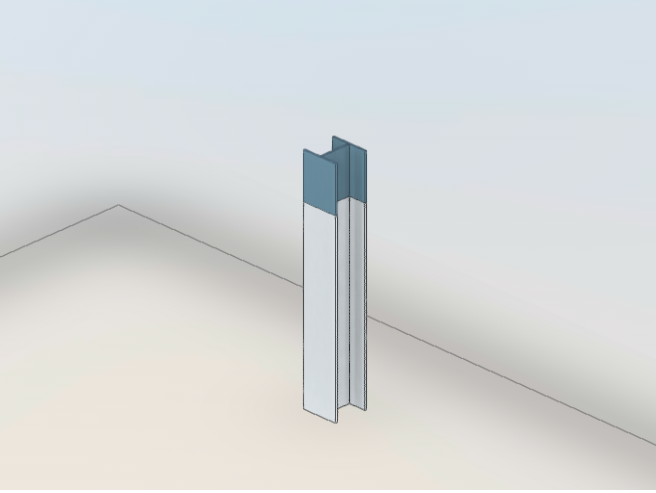 Download revit model F62 Paint one steel pillars and beams