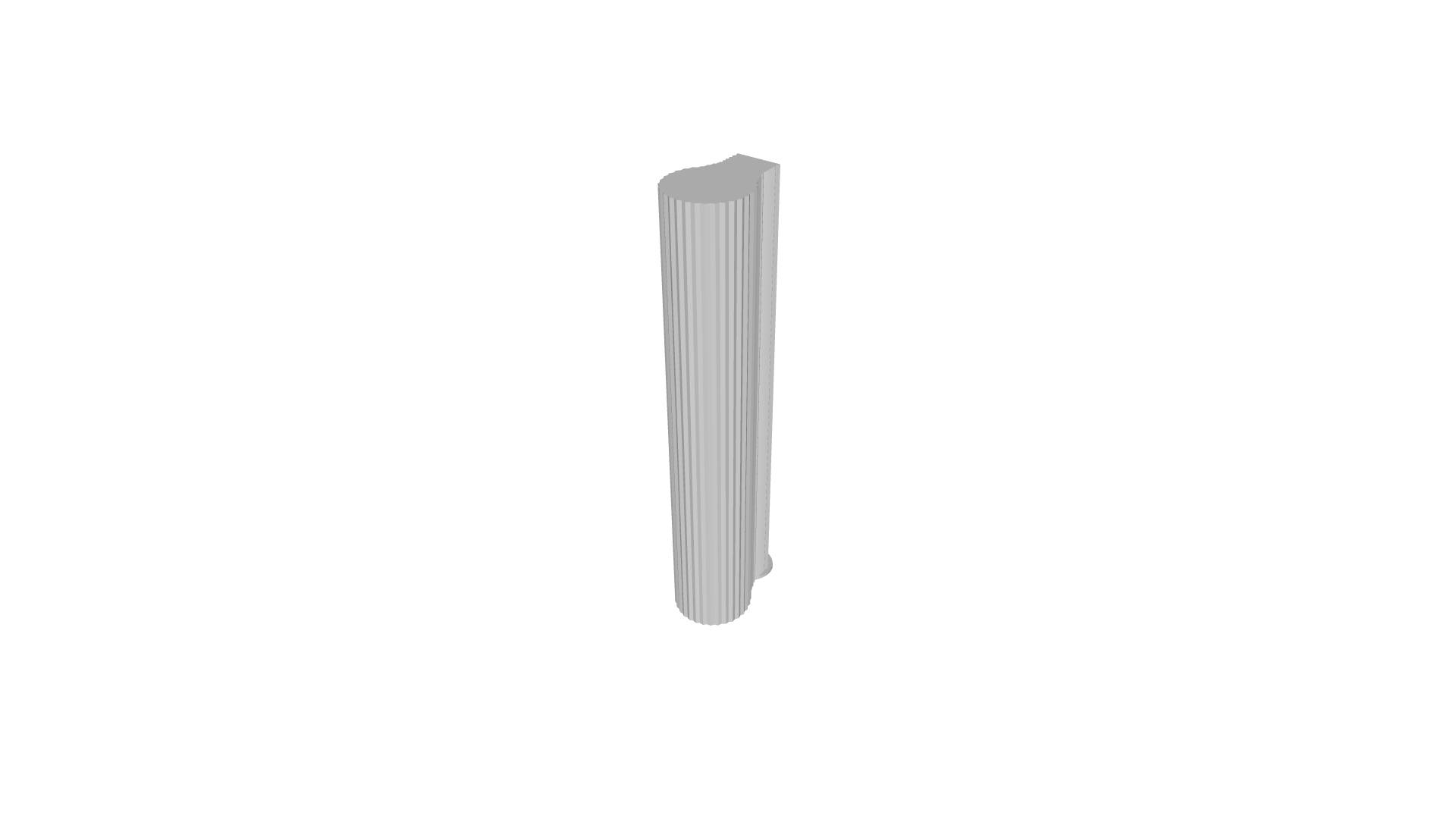 Download 3ds model Sister Ray 35 wall mounted single emissione Platek