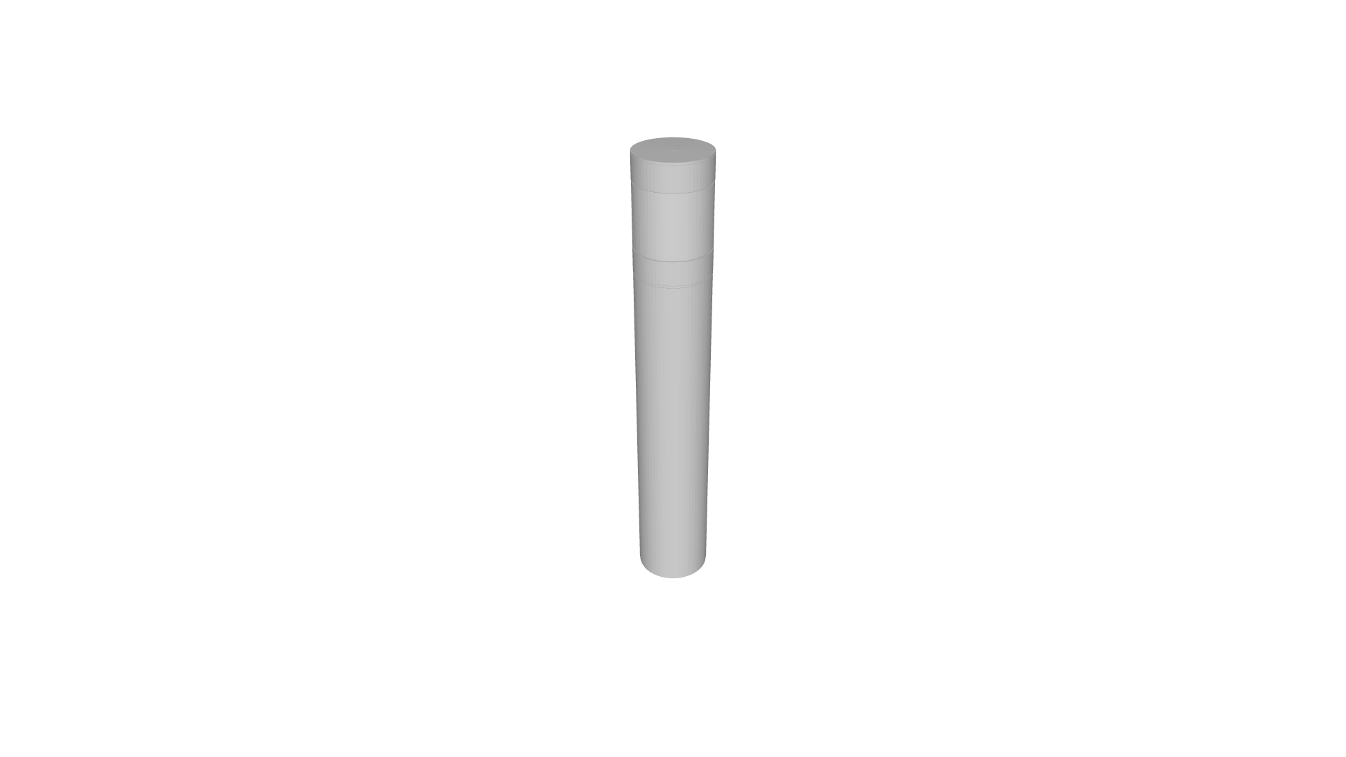 Download 3ds model Tube 100 Bollard 