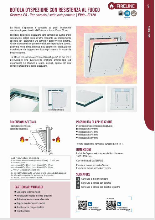 Download technical data sheet  IT F5 Ei90-120