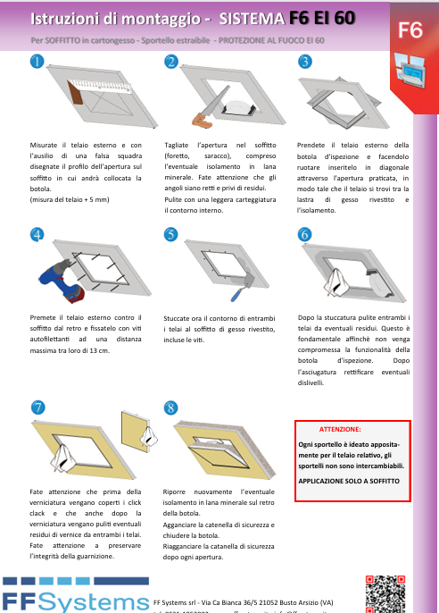 Download Assembly Mounted F6-EI60 FF Systems