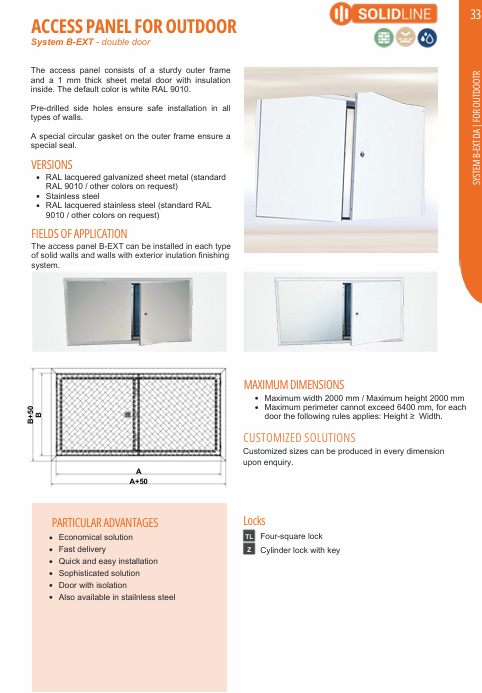 Download technical information B-EXT DA EN FF Systems