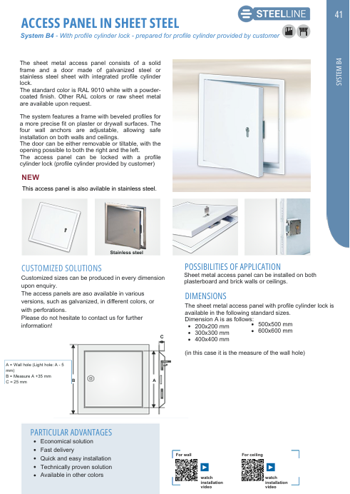 Download technical data sheet B4 EN FF Systems