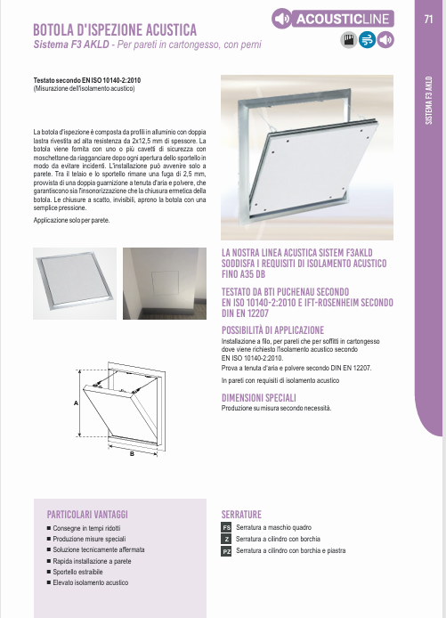 Download technical information F3AKLD FF Systems