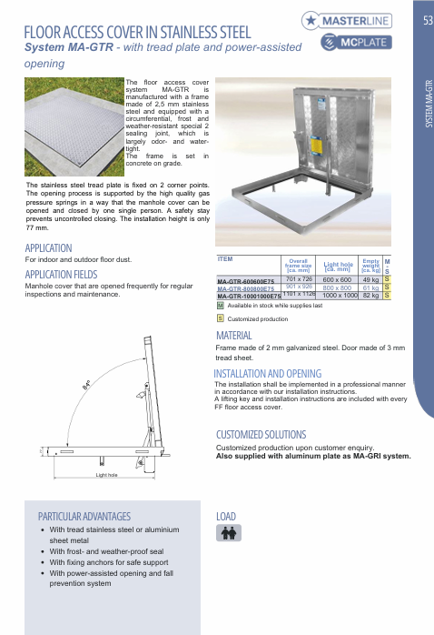 Download technical information MA GTR EN FF SYstems