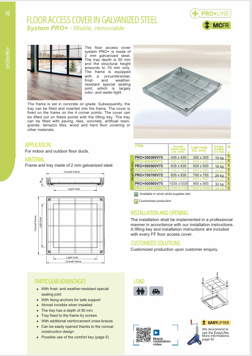 Download iformazioni tecniche EN PRO+ PRO+M 2023 