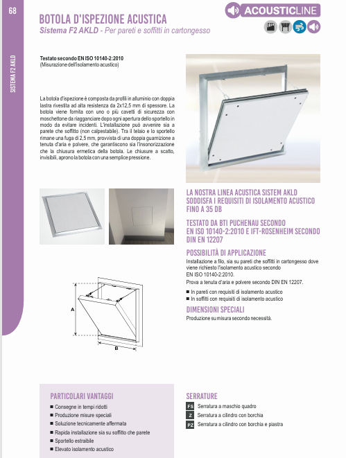 Download technical information IT F2 AKLD