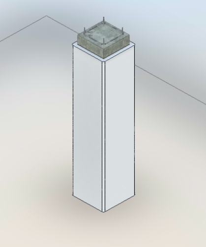 Download revit model Pillars R30-240 - Protection of reinforced concrete structures