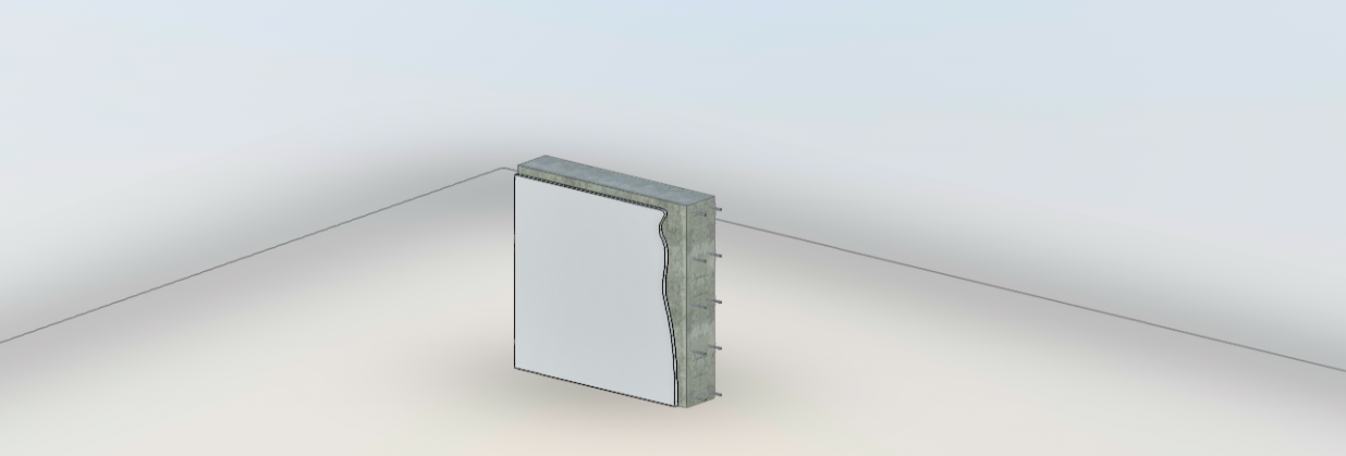 Download revit model Wall R30-240 Super Spray - Protection of reinforced concrete structures