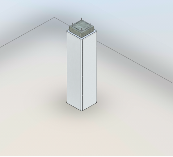 Download BIM Model revit Pillars Pillars R30-240 Super Spray - Protection of reinforced concrete structure .rvt