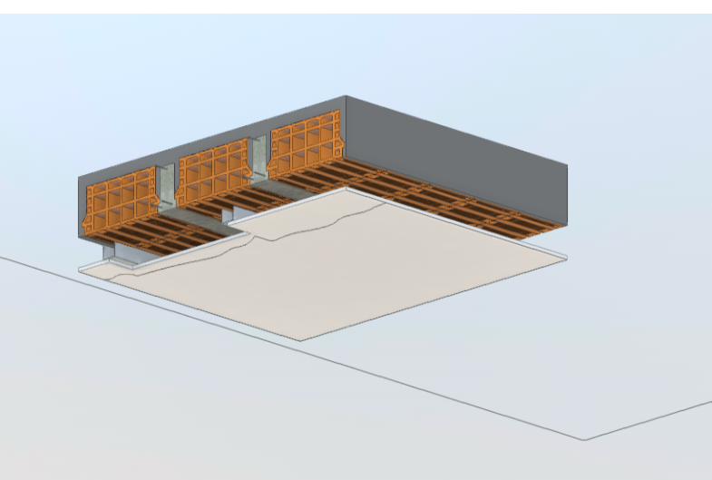 Download revit model Renovation of plasterboard false ceiling 