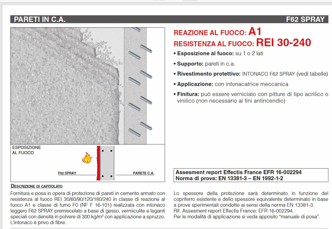 Download specifications F62 Spray Wall Protection of reinforced concrete structures 