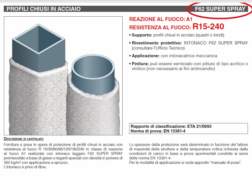 Download pdf F62 Super Spray Closed Steel Profiles