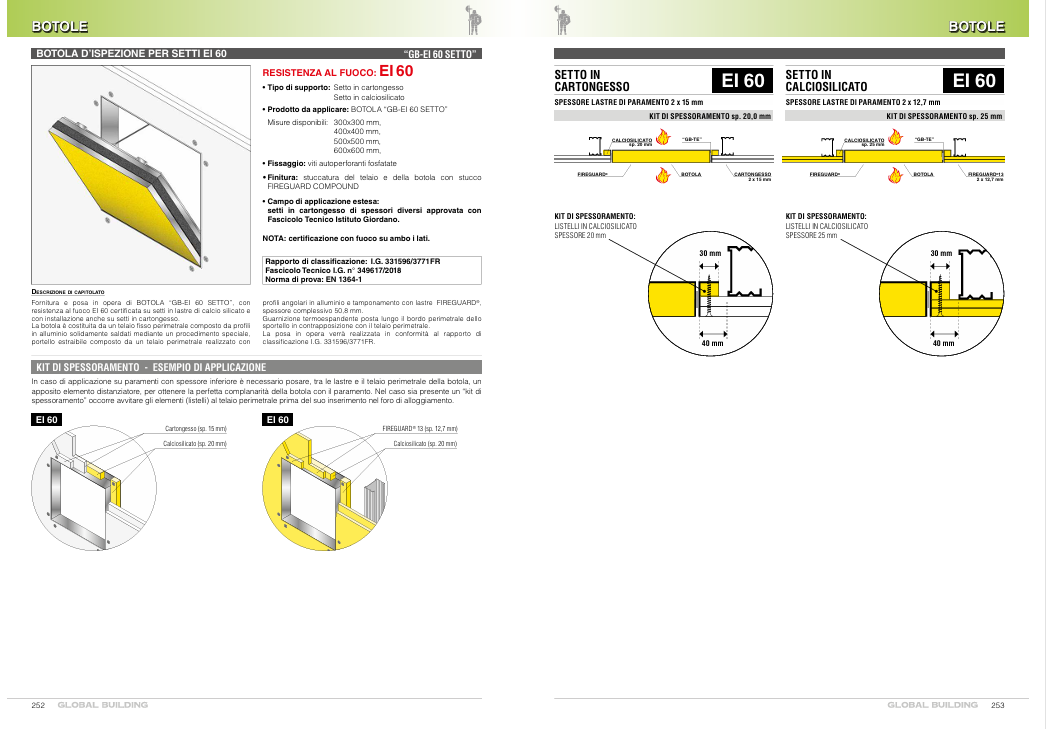 Download specifications Septum GB-EI 60 Global Building