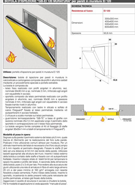 Download technical information GB-EI 120 Masonry 