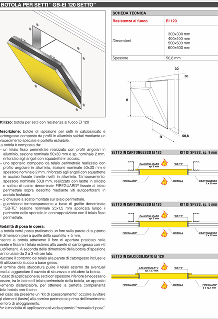 Download technical information GB-EI 120 Septum 