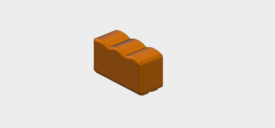 Download BIM ifc model Array Module curved armrest module 