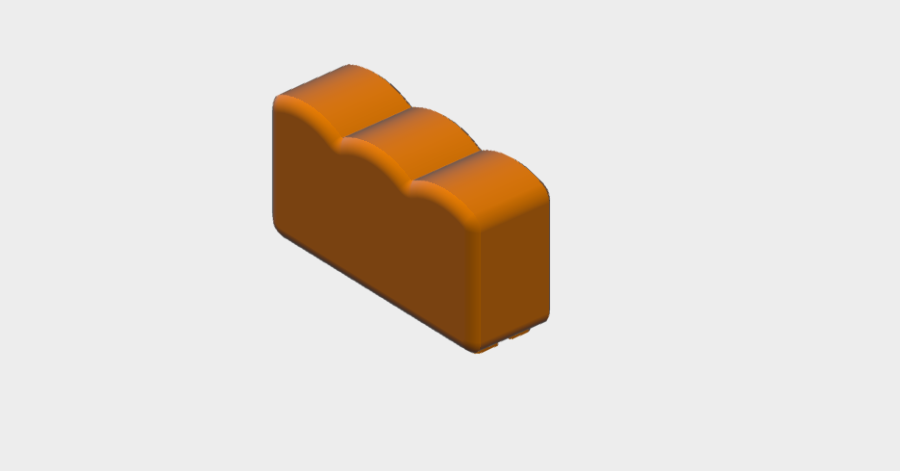Download sketchup model Array straight armrest module
