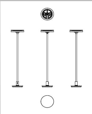 Download dwg CAD model 2D Chiodino 50 Platek